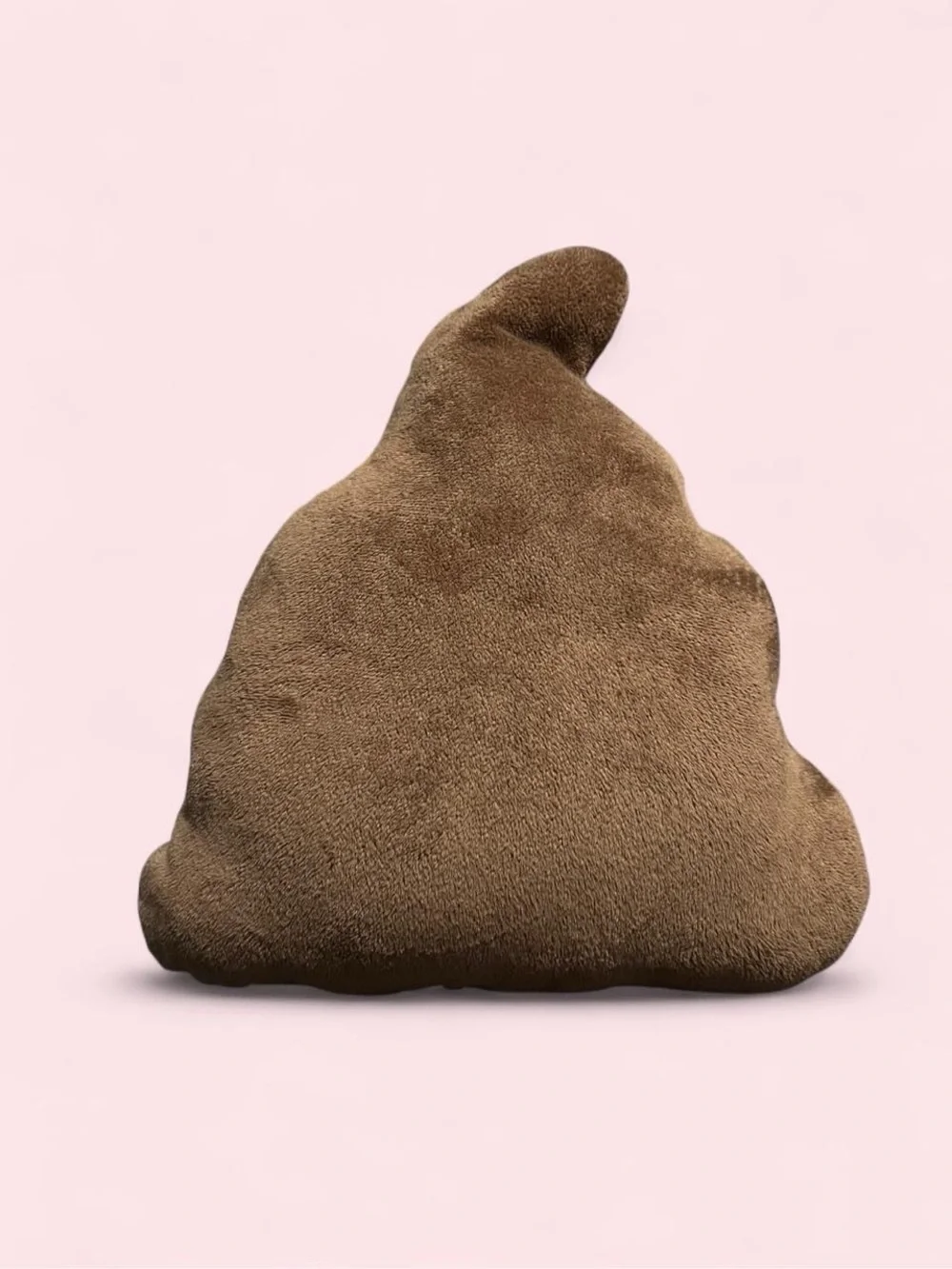 Plush Poop Emoji Pillow - Brown Smiley